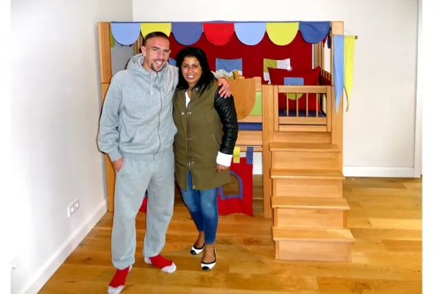 Burgbett DeLuxe für die Familie Ribery