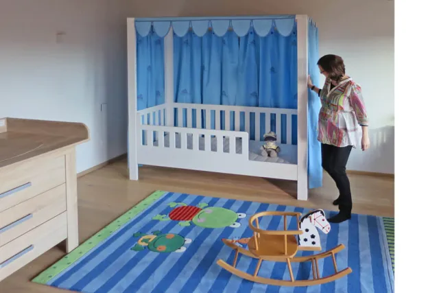 mitwachsendes Kinderbett LISTO-flex für den Sohn