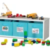 Spielzeugregal KINTObox mit blauen Stoffboxen / SALTO Kindermöbel, München