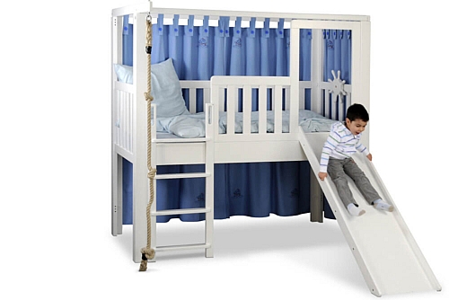LISTO-slide, das mitwachsende Kinderbett mit Rutsche