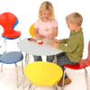 Kinderstuhl CLASSIC, farbig lackiert. Hersteller: SALTO