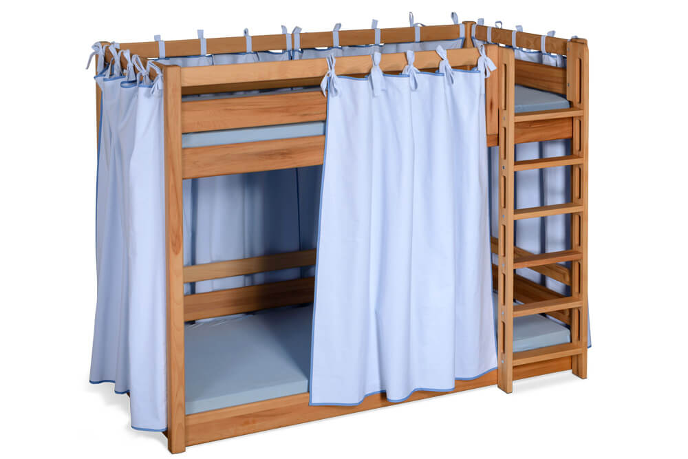 Etagenbett Buche Extra : Kinder etagenbett mit sitzbänken buche hochbett kinderbett