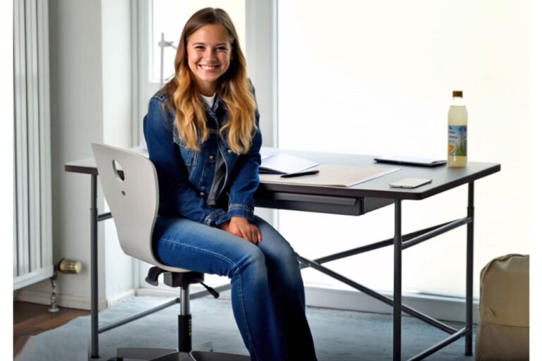 höhenverstellbarer Kinderdrehstuhl KINTO / SALTO Kindermöbel München