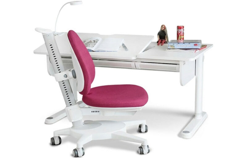 ergonomischer, höhenverstellbarer Kinderdrehstuhl SINO blau / SALTO Kindermöbel München / Moll