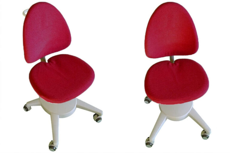 ergonomischer, höhenverstellbarer Kinderdrehstuhl SINO rot/ SALTO Kindermöbel München / Moll