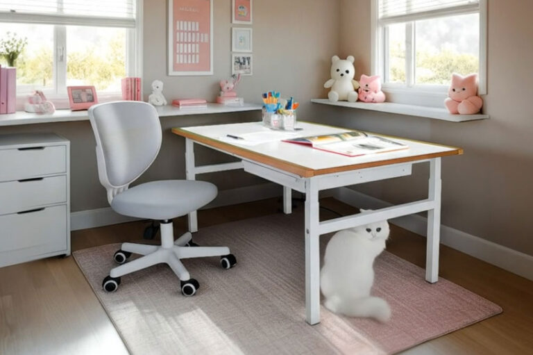 Kinderschreibtisch Kubiko-XL mit Kinderstuhl TADO / SALTO Kindermöbel München