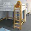 Hochbett Picco-200-mix aus massivem Buchenholz / SALTO Kindermöbel München