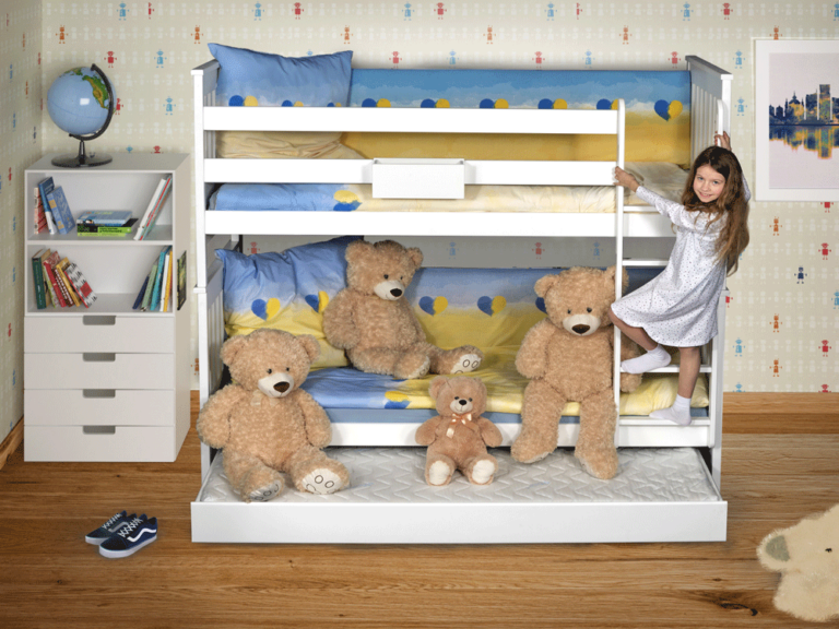 Etagenbett DOPYO mit Schublade Gästebett / SALTO Kindermöbel München