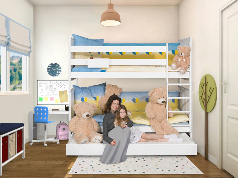 Etagenbett DOPYO mit Schublade Gästebett / SALTO Kindermöbel München