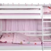 Kinderbett Etagenbett PICCO 180cm, weiß lackiert, aus massivem Buchenholz