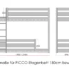 Etagenbett_PICCO_Maße / SALTO Kindermöbel München