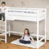 Hochbett Picco-180 aus massivem Buchenholz / SALTO Kindermöbel München