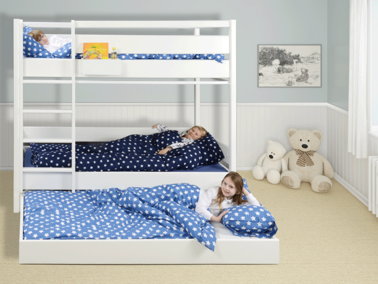 Etagenbett bunk bed mit Gästebett Schublade / SALTO Kindermöbel München
