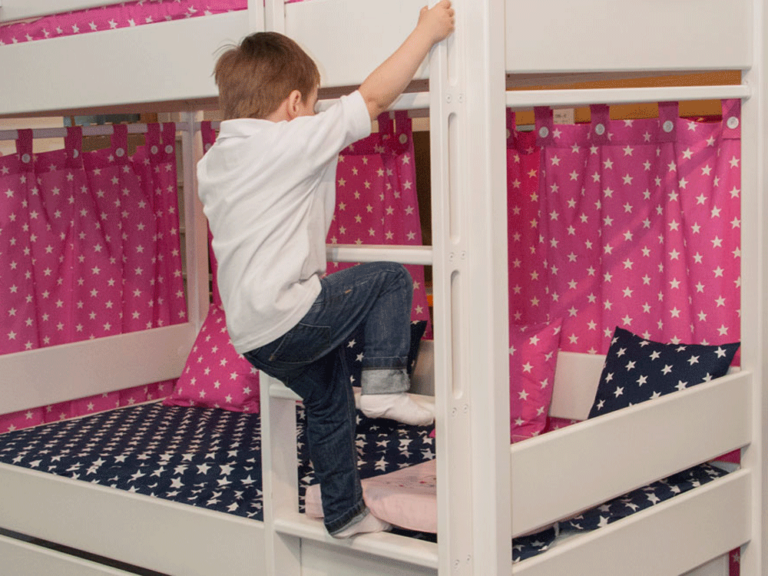 Etagenbett bunk bed mit Gästebett Schublade / SALTO Kindermöbel München