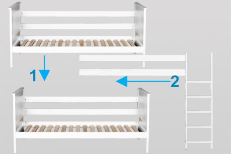 Kinderbett-Dopyo / Umbausatz zum Etagenbett / SALTO Kindermöbel / München