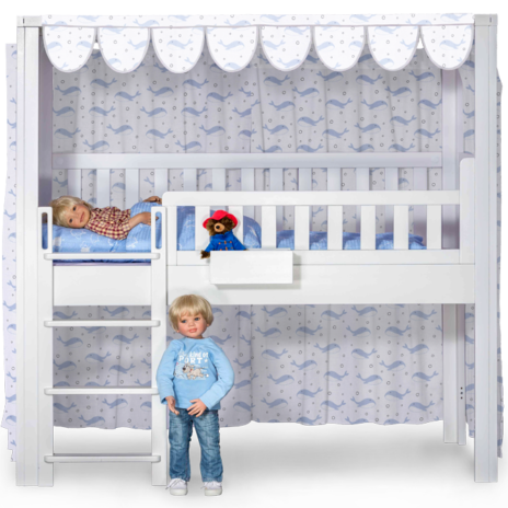 mitwachsendes Kinderbett LISTOflex Design: Walfisch/ SALTO Kindermöbel / München