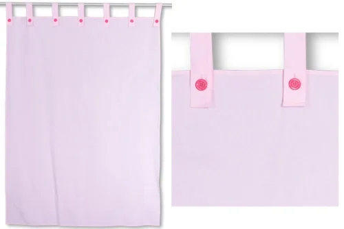 Kinderbett-Vorhang LISTO rosa
