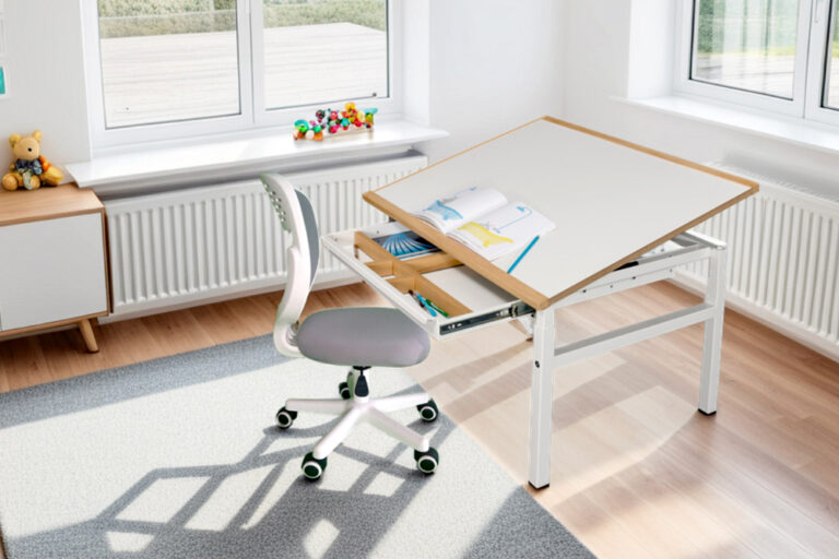 mitwachsender Kinderschreibtisch KUBIKO / SALTO Kindermöbel München