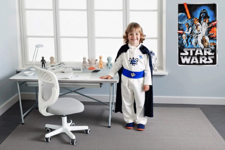 Kinderschreibtisch KINTO Premium starwars / SALTO Kindermöbel München