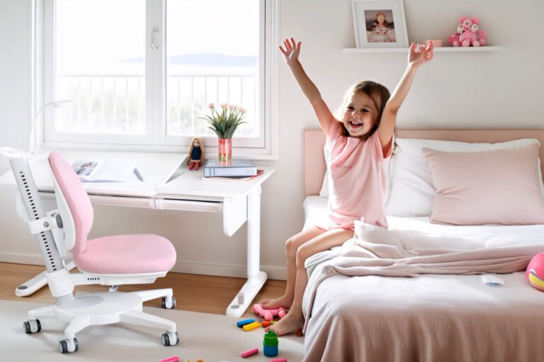 Kinderschreibtischstuhl KINTO Kinderdrehstuhl / SALTO Kindermöbel München
