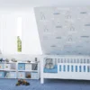 LISTO, das weiß lackierte Kinderbett aus Buchenholz.Von SALTO Kindermöbel in München