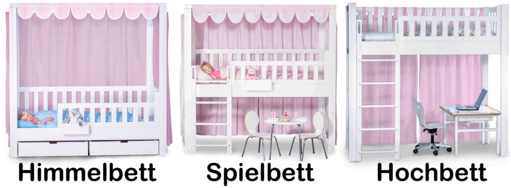 mitwachsendes Kinderbett LISTOflex / SALTO Kindermöbel / München